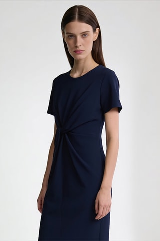 Robe droite - Bleu marine