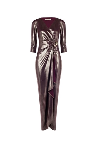 Robe portefeuille - Bordeaux