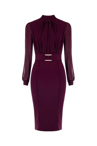 Robe droite - Bordeaux