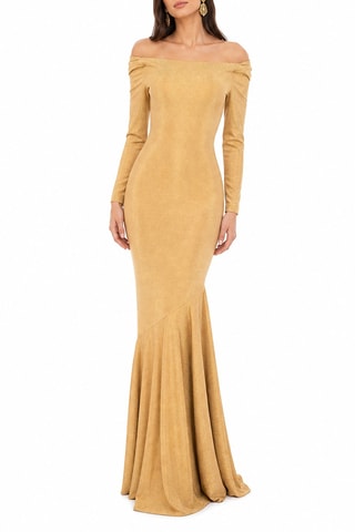 Robe longue - Doré