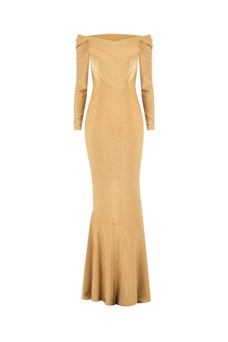 Robe longue - Doré