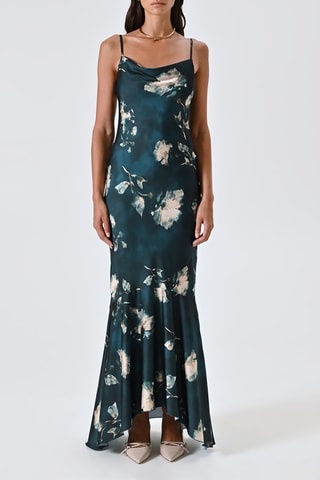 Robe longue - Vert foncé