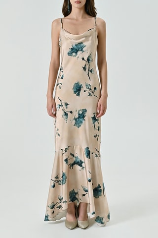 Robe longue - Beige
