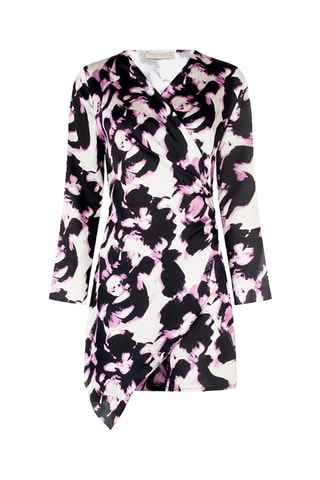 Robe droite - Blanc et noir