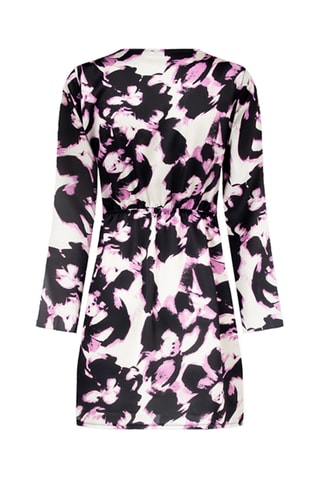 Robe droite - Blanc et noir