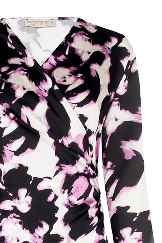 Robe droite - Blanc et noir