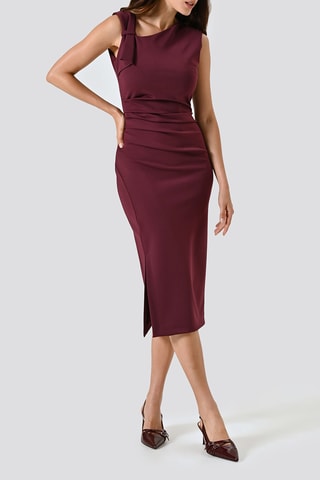 Robe midi - Bordeaux