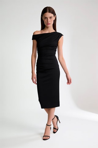 Robe fourreau - Noir