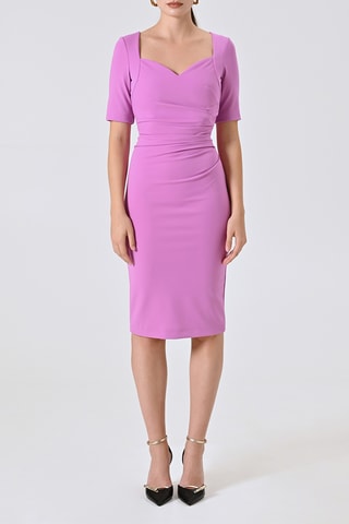 Robe midi - Rose