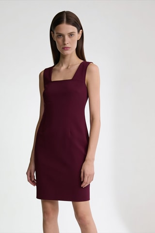 Robe droite - Bordeaux