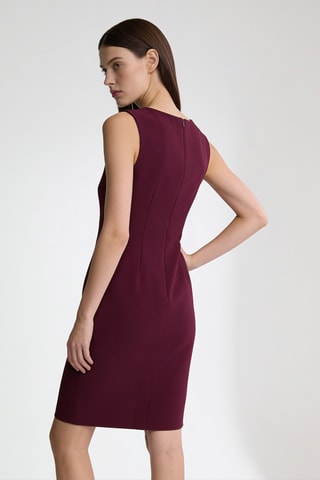 Robe droite - Bordeaux