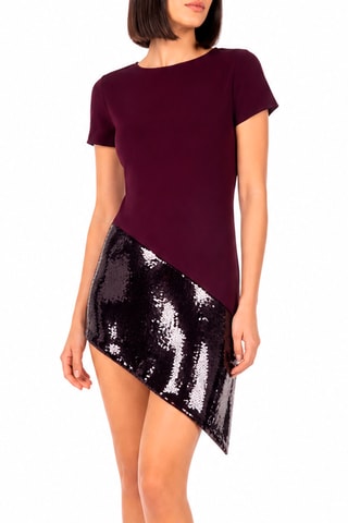 Robe droite - Bordeaux