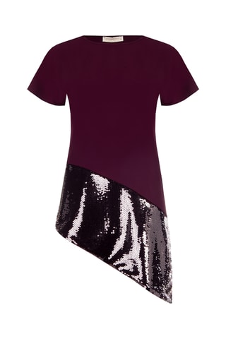 Robe droite - Bordeaux