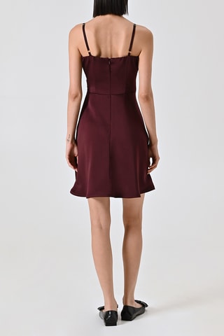 Robe patineuse - Bordeaux