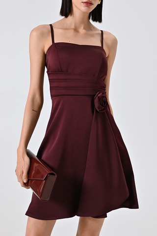 Robe patineuse - Bordeaux