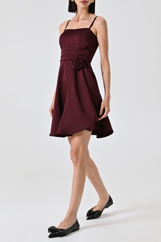 Robe patineuse - Bordeaux