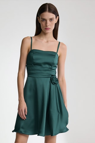 Robe patineuse - Vert émeraude
