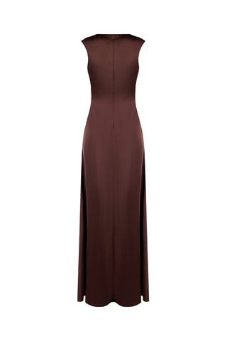 Robe longue - Marron