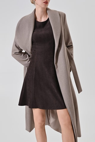 Robe patineuse - Marron