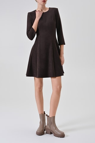Robe patineuse - Marron