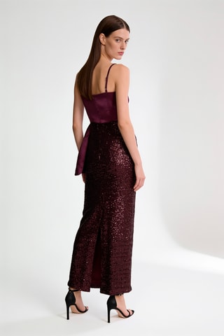 Robe longue - Bordeaux