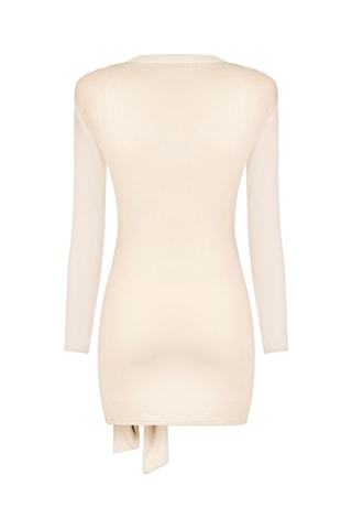 Robe fourreau - Beige