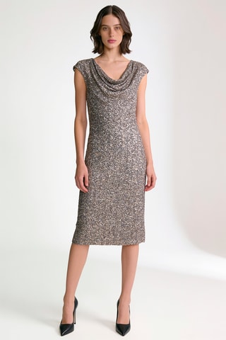 Robe droite - Beige