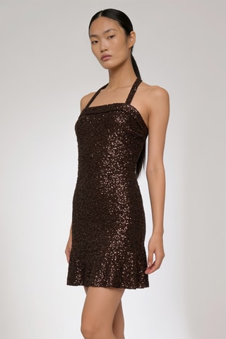 Robe patineuse - Marron