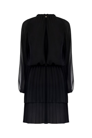 Robe plissée - Noir