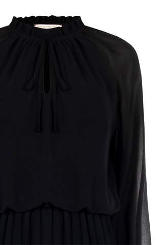 Robe plissée - Noir