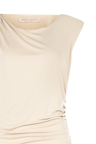 Robe fourreau - Beige clair