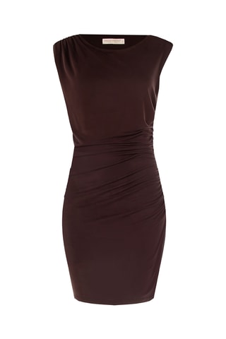 Robe droite - Marron