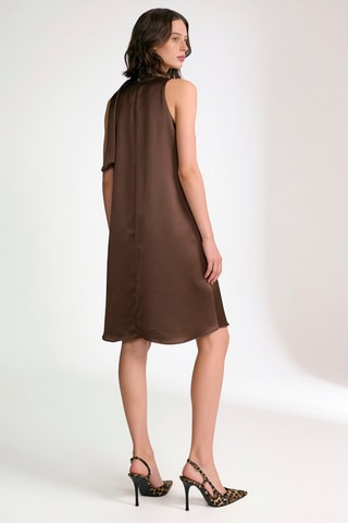 Robe trapèze - Marron