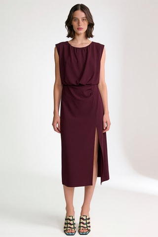 Robe droite - Bordeaux