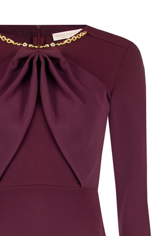 Robe droite - Bordeaux