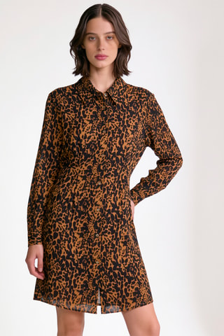 Robe chemise - Marron