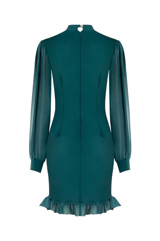 Robe chemise - Vert foncé