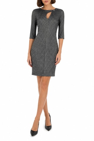 Robe droite - Gris