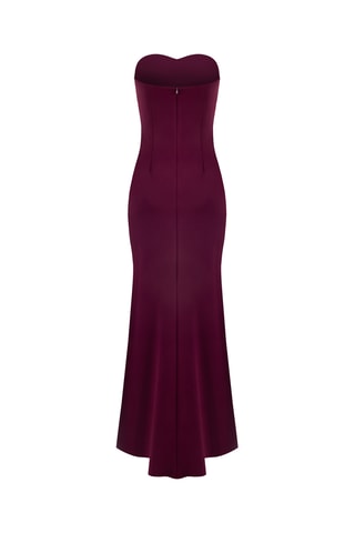 Robe bustier - Bordeaux
