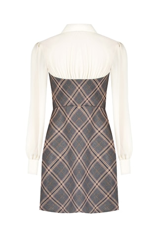Robe trompe-l'œil - Gris