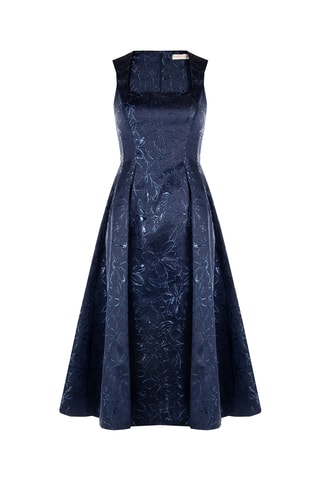 Robe midi - Bleu marine