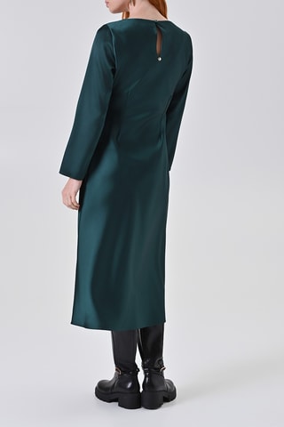 Robe portefeuille - Vert émeraude