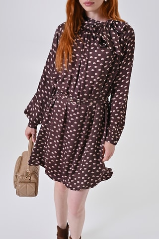 Robe patineuse - Marron