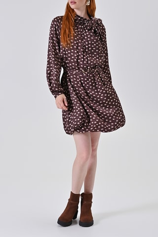 Robe patineuse - Marron