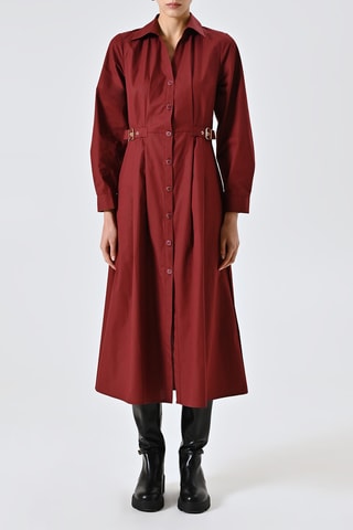 Robe chemise - Bordeaux