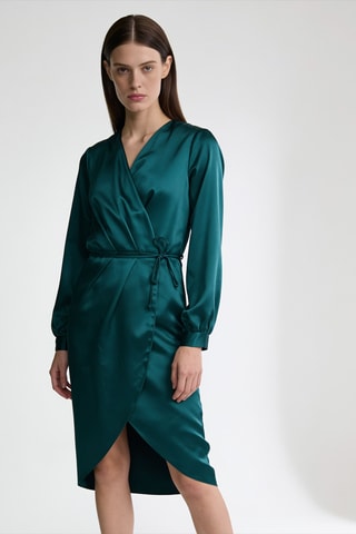 Robe portefeuille - Vert