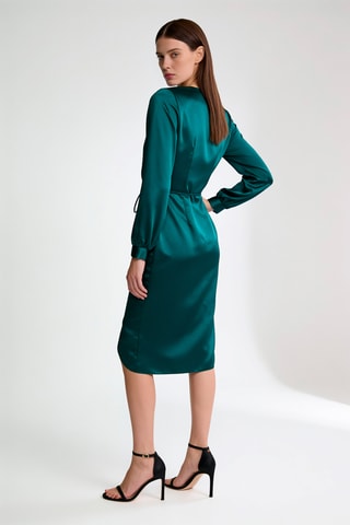 Robe portefeuille - Vert