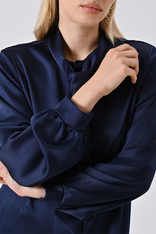 Robe taille basse - Bleu marine