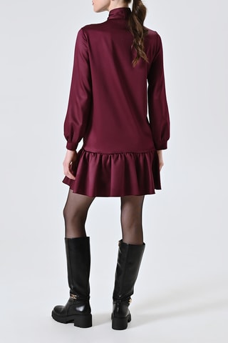 Robe taille basse - Bordeaux