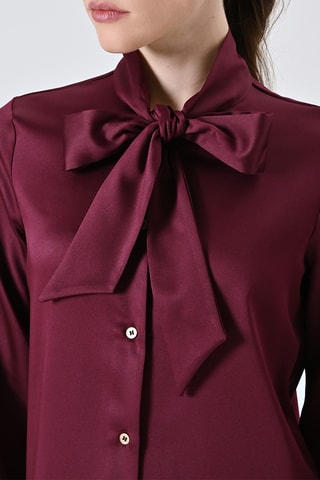 Robe taille basse - Bordeaux